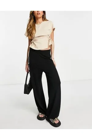 Gestuz Thelma - Joggers in maglia a fondo ampio neri