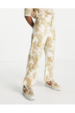 Monki Pantaloni con fondo ampio tie-dye