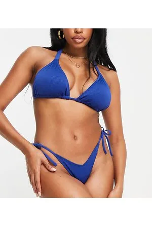 Ivory Rose Slip bikini a coste mix & match con laccetti