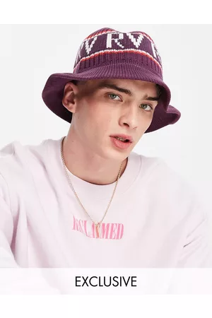 Reclaimed Inspired - Cappello da pescatore in maglia con logo