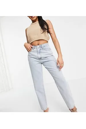 Missguided Riot - Mom jeans a vita alta in denim - MBLUE