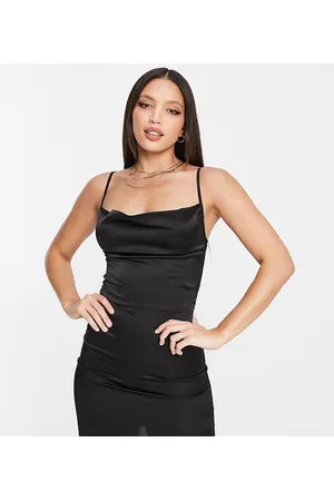 Parisian Vestito corto con spalline sottili e scollo ad anello in raso, colore