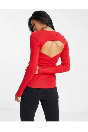 ASOS Maglione con cut-out e arricciatura sul retro