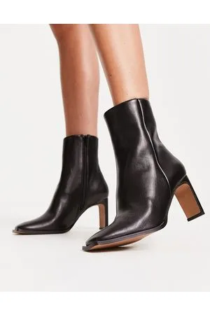 ASOS Remmy - Stivali rétro con tacco neri