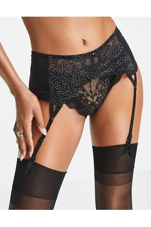 Gossard Reggicalze con glitter e dettagli in pizzo