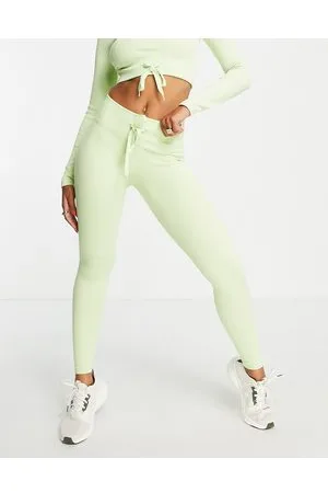 Love & Other Things Leggings da palestra pastello a coste