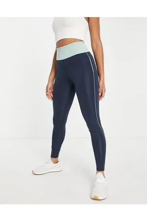 ASOS Leggings colorblock con bordini fluo