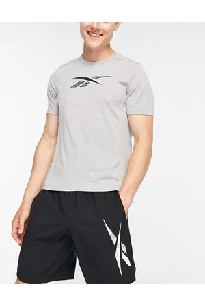 Reebok Training - Speedwick - T-shirt grigia con logo