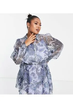 River Island Vestito corto con stampa cachemire