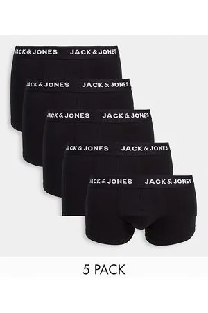 JACK & JONES Confezione da 5 boxer aderenti neri