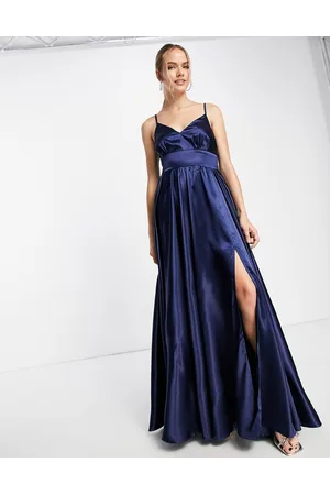 Little Mistress Vestito lungo a pieghe