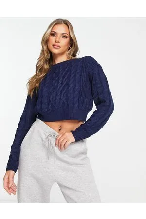 Brave Soul Tally - Maglione lavorato a trecce corto