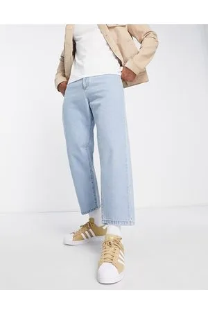 Farah Hawtin - Jeans affusolati taglio corto lavaggio chiaro