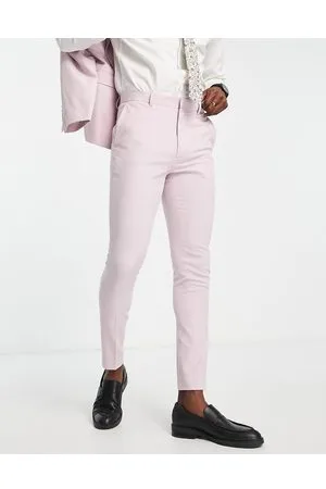 ASOS Pantaloni da abito super skinny rosa chiaro