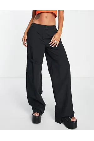Public Desire Pantaloni cargo multitasche neri