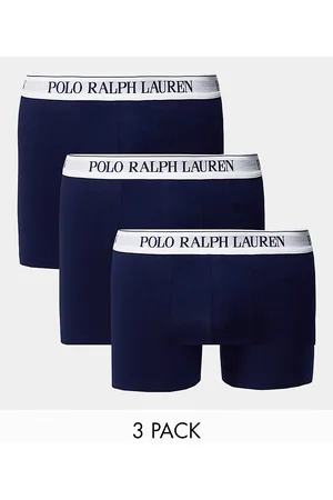 Ralph Lauren Confezione da 3 paia di boxer aderenti con elastico in vita a contrasto con logo