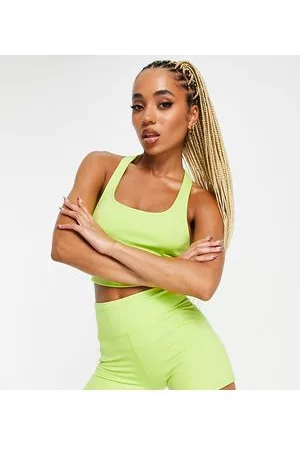 HIIT Shorts color lime con tasca per il telefono
