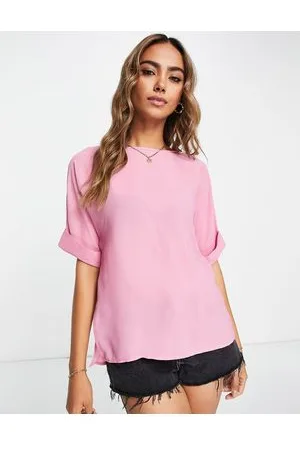 ASOS T-shirt oversize con maniche risvoltate