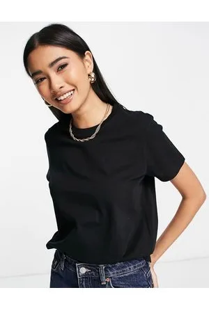 ASOS Ultimate - T-shirt girocollo in misto cotone nera - BLACK