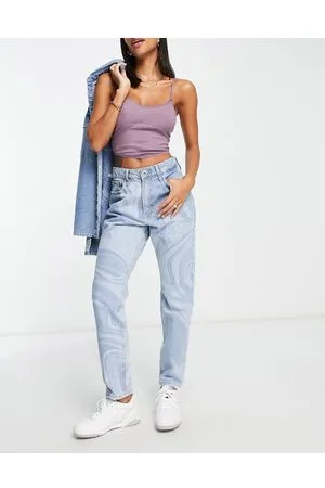 River Island Mom jeans a vita alta