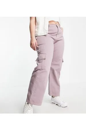 Urban Bliss Plus - Pantaloni extra larghi color malva anni 