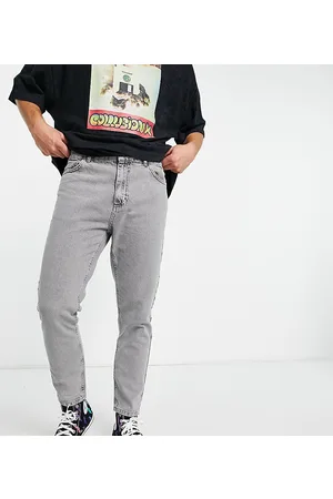 Reclaimed Inspired - Jeans affusolati taglio corto chiaro