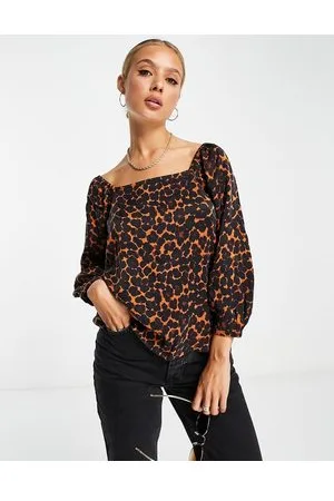 Whistles Top con stampa animalier maculata