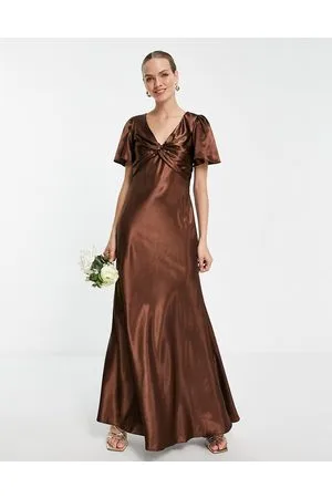 Little Mistress Vestito da giorno color cioccolato
