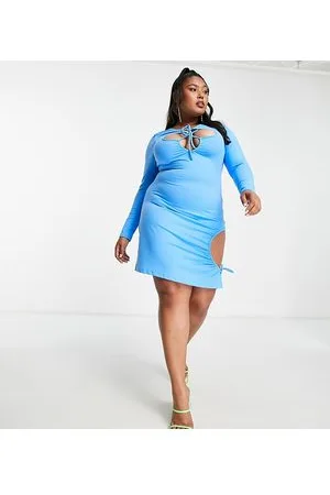 Simmi London Simmi Plus - Vestito corto con cut-out sul busto e in vita