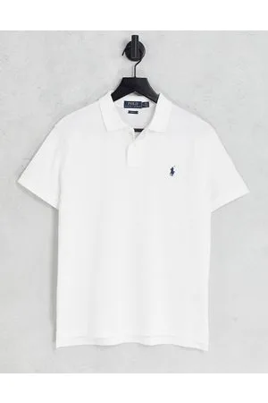 Ralph Lauren Polo slim bianca con logo