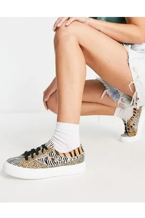 Superga 2953 Swallow Tail - Sneakers bianche con stampa animalier