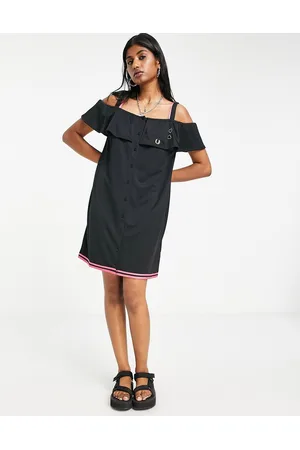 Fred Perry X Amy Winehouse - Vestito corto con spalle scoperte