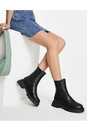 ASOS Alfie - Stivaletti Chelsea con suola spessa neri
