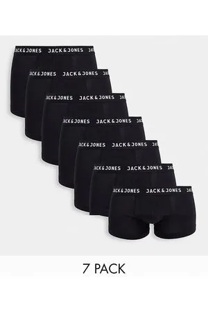 JACK & JONES Confezione da 7 boxer aderenti neri