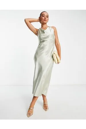 River Island Vestito lungo con scollo ad anello