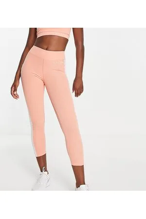 VAI21 Leggings arancioni lunghi con fettuccia in coordinato
