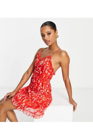 Parisian Vestito corto a balze a fiori