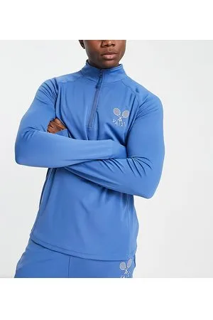 VAI21 Active - Top da tennis con zip corta in coordinato