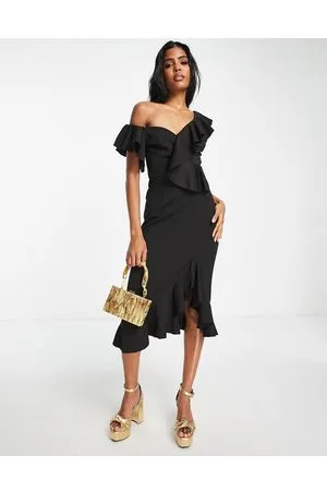 Little Mistress Vestito midi monospalla