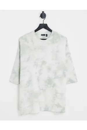 ASOS T-shirt oversize a righe testurizzate con lavaggio monocromatico