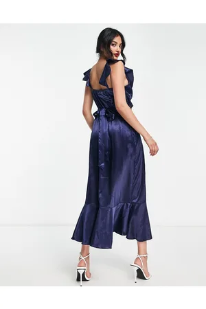 Little Mistress Vestito a portafoglio con volant