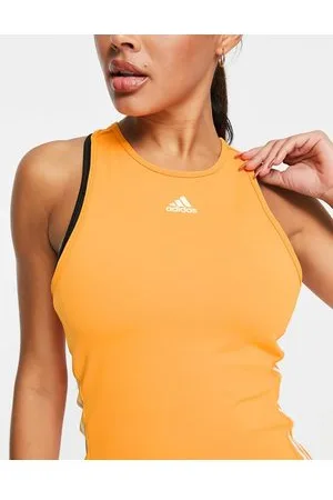 adidas Adidas - Training Techfit - Canotta color block con 3 strisce
