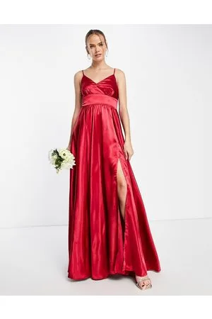 Little Mistress Vestito lungo autunno a pieghe