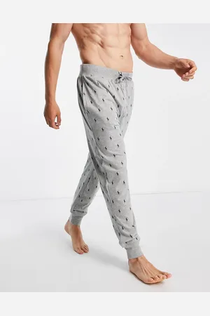 Ralph Lauren Joggers da casa grigi con motivo stampato del logo del pony
