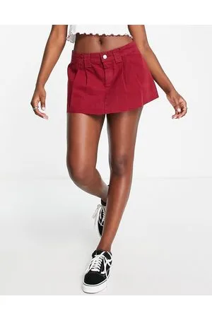 ASOS Minigonna micro bordeaux