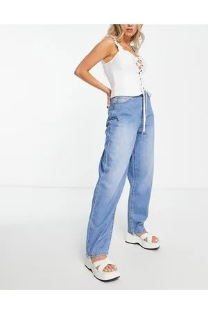 Dr Denim Dr. Denim - Bella - Mom jeans oversize lavaggio blu
