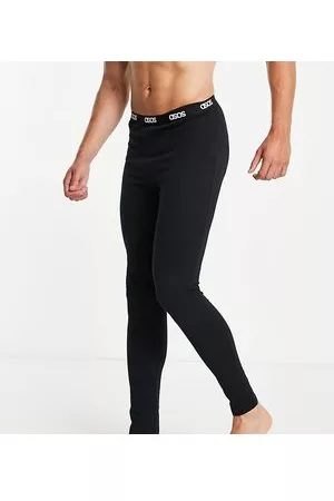 ASOS Pantaloni da casa neri super skinny con fascia in vita con logo