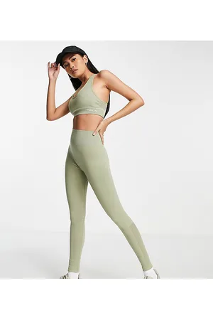 Tala In esclusiva per ASOS - - Zinnia - Leggings a vita alta in rete color kaki