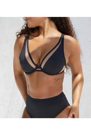 Wolf & Whistle Esclusiva x Malaika Terry - Mix and Match - Slip bikini a vita alta