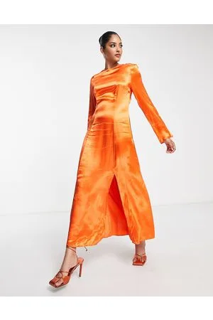 Topshop Vestito sottoveste midi da cerimonia con incrocio sul retro